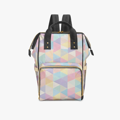 Amor di Stelle® AVENTURA – Stylischer Designer-Wickelrucksack mit Kunstmotiv - Black / Mehrfarbig - Backpacks