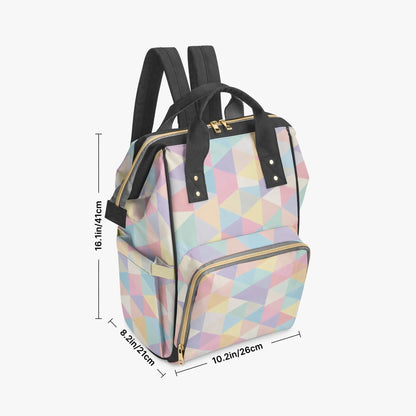 Amor di Stelle® AVENTURA – Stylischer Designer-Wickelrucksack mit Kunstmotiv - Black / Mehrfarbig - Backpacks