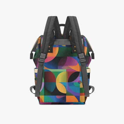 Amor di Stelle® AVENTURA – Stylischer Designer-Wickelrucksack mit Kunstmotiv - Black - Backpacks Jetzt einkaufen