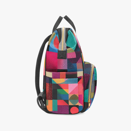 Amor di Stelle® AVENTURA – Stylischer Designer-Wickelrucksack mit Kunstmotiv - Black - Backpacks Jetzt einkaufen