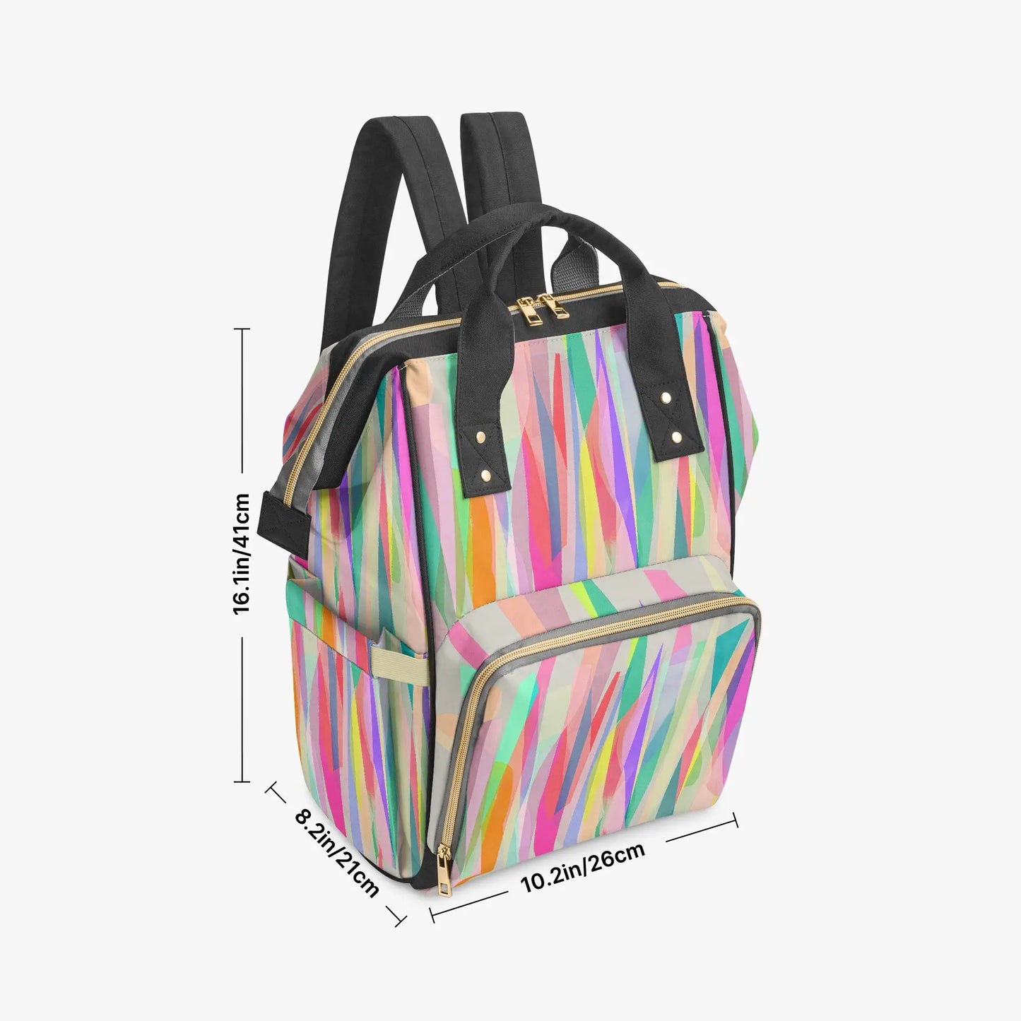 Amor di Stelle® AVENTURA – Stylischer Designer-Wickelrucksack mit Kunstmotiv - Backpacks Jetzt einkaufen