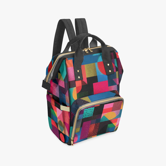 Amor di Stelle® AVENTURA – Stylischer Designer-Wickelrucksack mit Kunstmotiv - Black - Backpacks Jetzt einkaufen