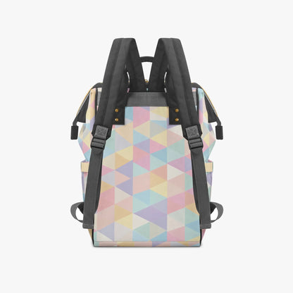 Amor di Stelle® AVENTURA – Stylischer Designer-Wickelrucksack mit Kunstmotiv - Black / Mehrfarbig - Backpacks