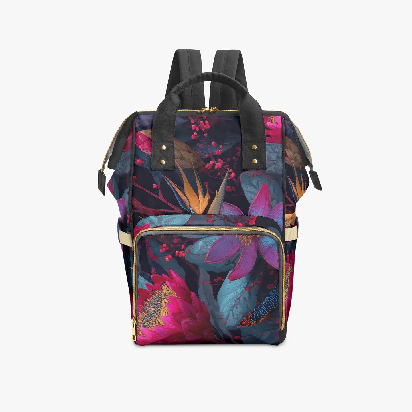 Amor di Stelle® AVENTURA – Stylischer Designer-Wickelrucksack mit Kunstmotiv - Black - Backpacks Jetzt einkaufen