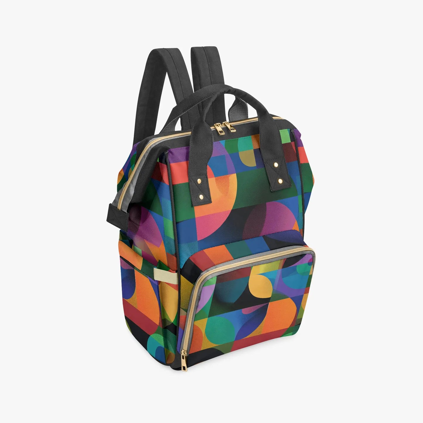 Amor di Stelle® AVENTURA – Stylischer Designer-Wickelrucksack mit Kunstmotiv - Black - Backpacks Jetzt einkaufen