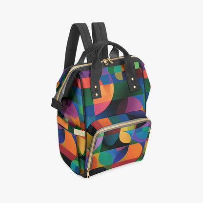 Amor di Stelle® AVENTURA – Stylischer Designer-Wickelrucksack mit Kunstmotiv - Black - Backpacks Jetzt einkaufen