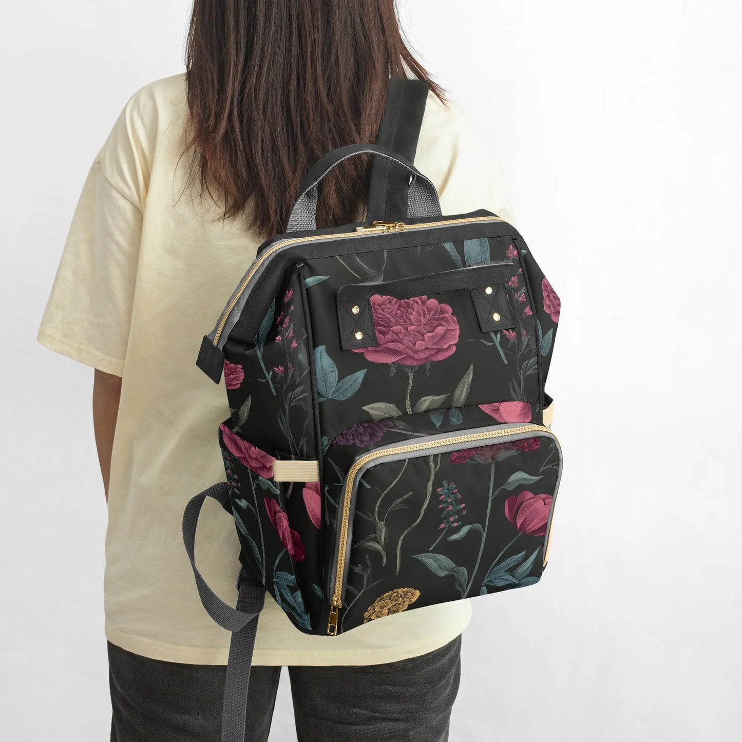 Amor di Stelle® AVENTURA – Stylischer Designer-Wickelrucksack mit Kunstmotiv - Black - Backpacks Jetzt einkaufen