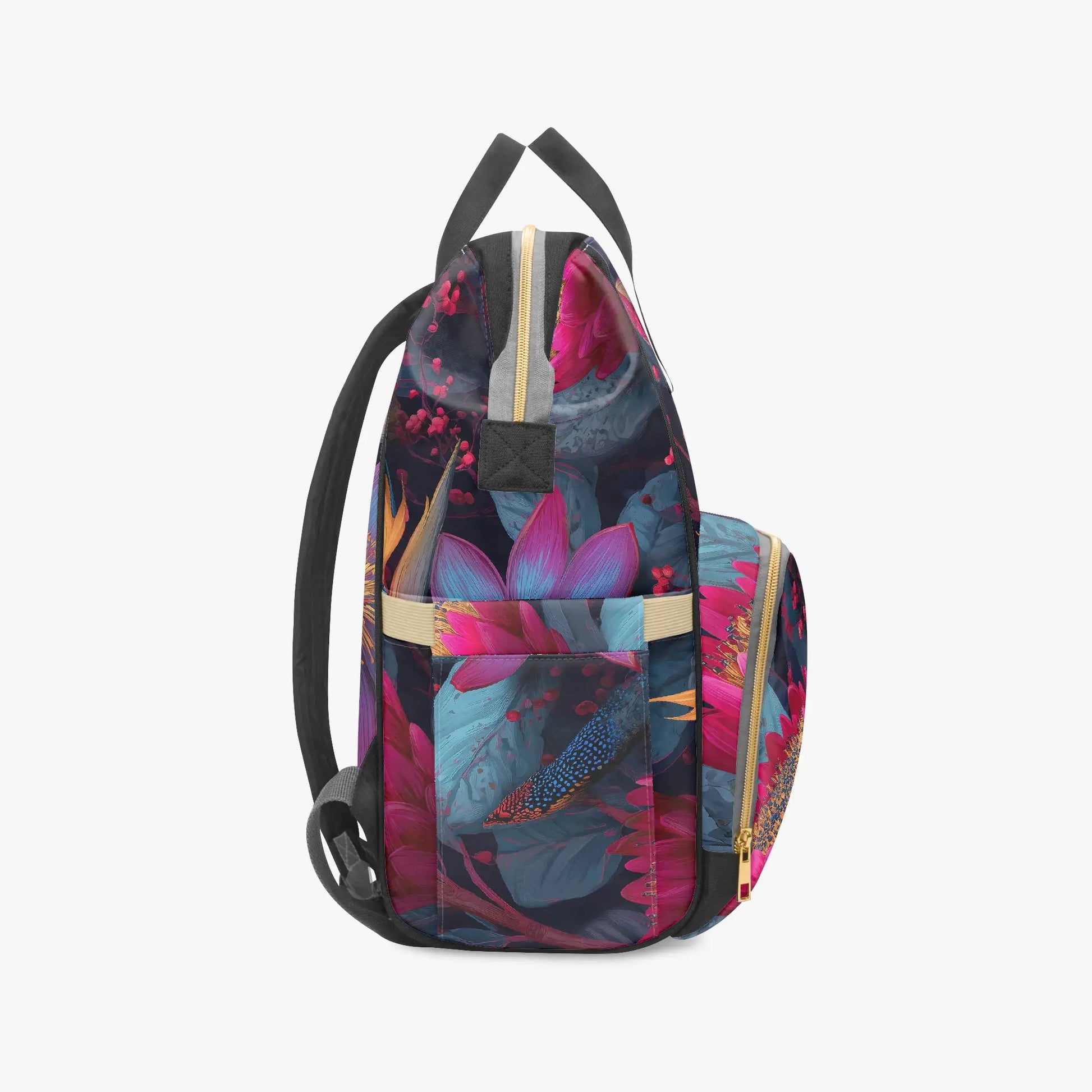 Amor di Stelle® AVENTURA – Stylischer Designer-Wickelrucksack mit Kunstmotiv - Black - Backpacks Jetzt einkaufen