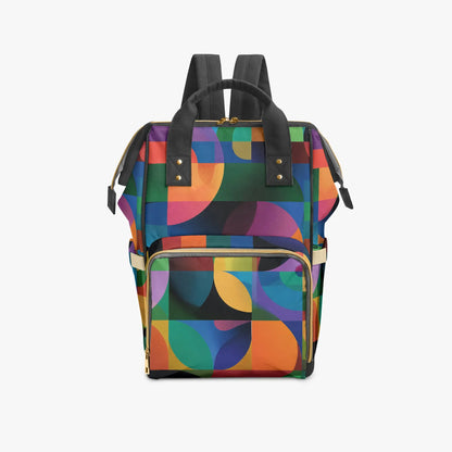 Amor di Stelle® AVENTURA – Stylischer Designer-Wickelrucksack mit Kunstmotiv - Black - Backpacks Jetzt einkaufen