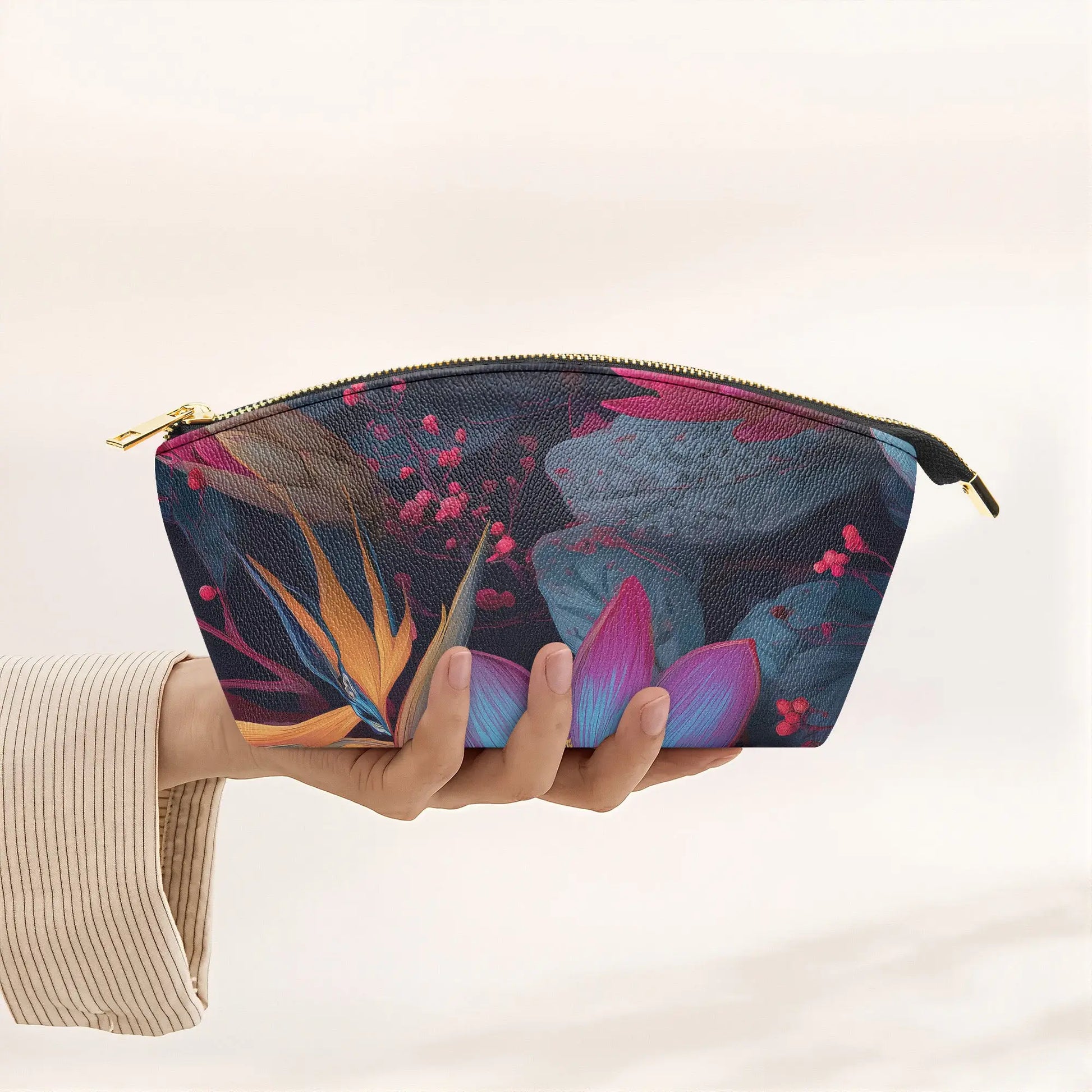 Amor di Stelle® FIORI - Vegane Leder Kosmetiktasche | Bunt - Kosmetiktaschen Jetzt einkaufen