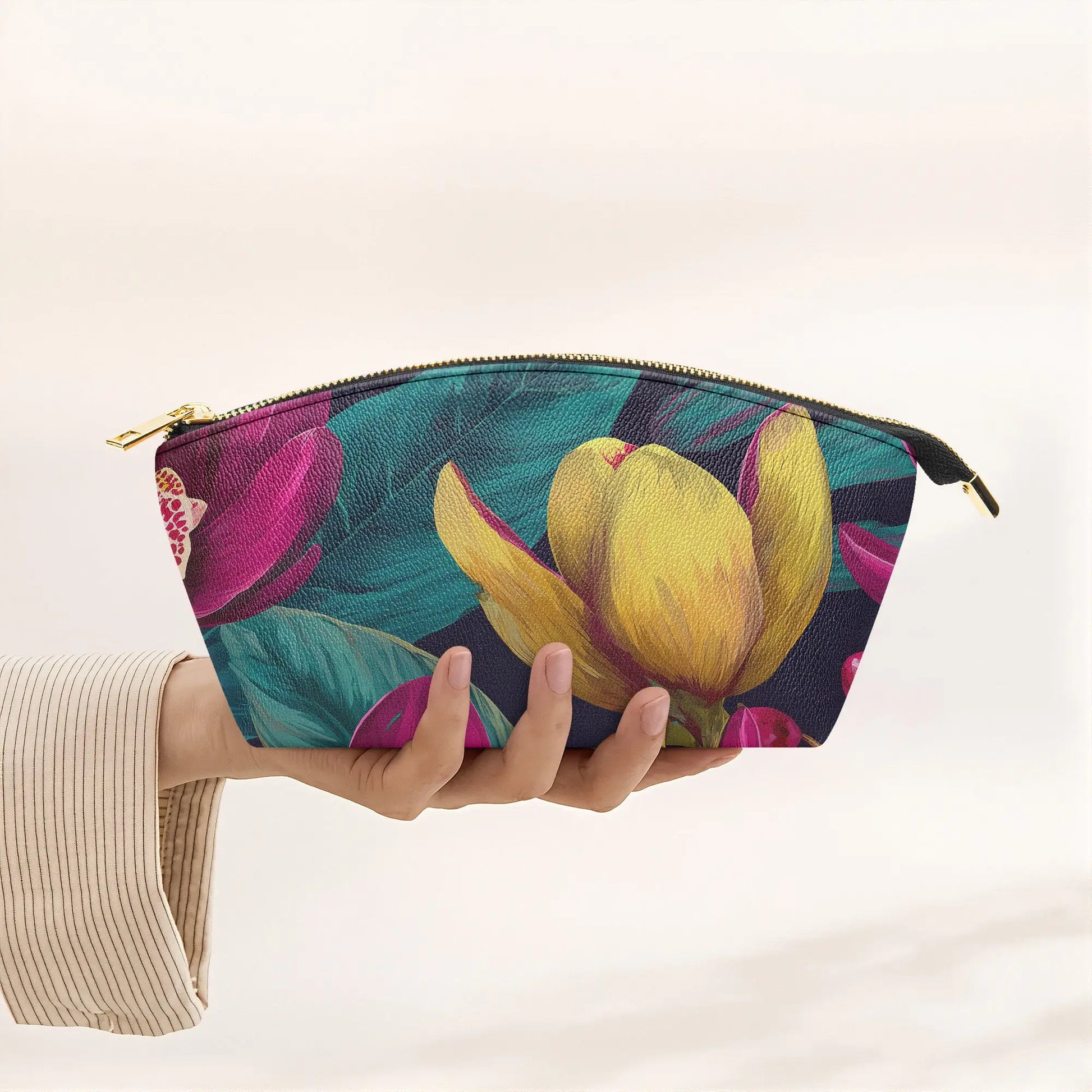 Amor di Stelle® FIORI - Vegane Leder Kosmetiktasche | Bunt - Kosmetiktaschen Jetzt einkaufen