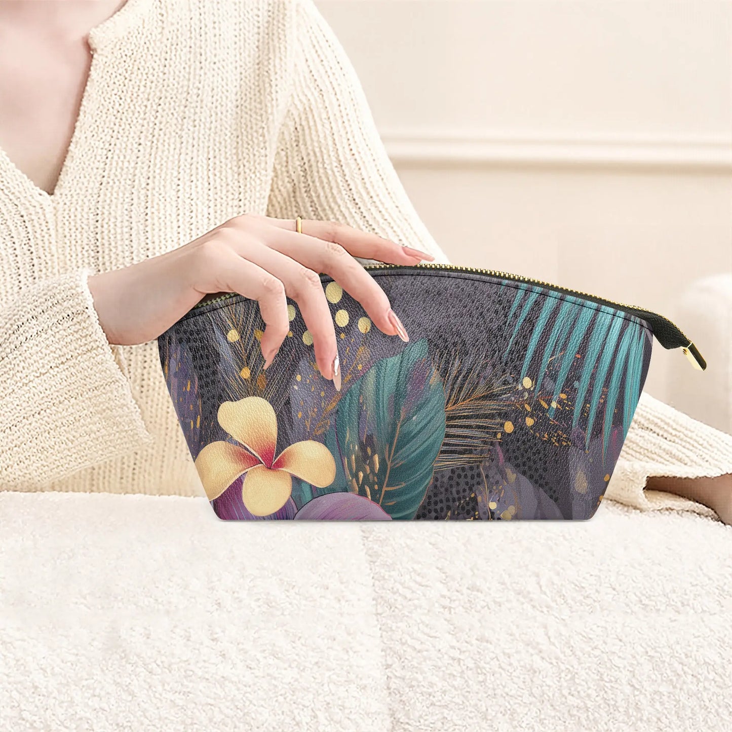 Amor di Stelle® FIORI - Vegane Leder Kosmetiktasche | Bunt - Handbags Jetzt einkaufen