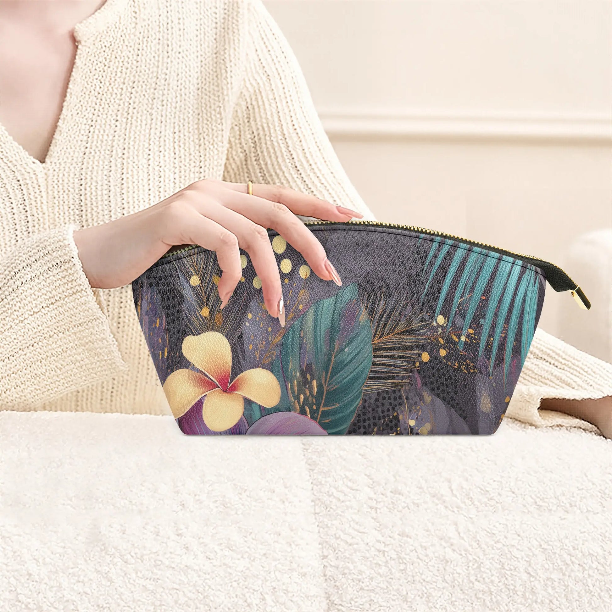 Amor di Stelle® FIORI - Vegane Leder Kosmetiktasche | Bunt - Handbags Jetzt einkaufen