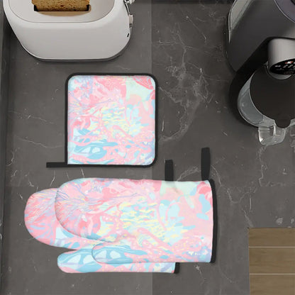 Amor di Stelle® FUOCO – Designer Ofenhandschuh & Topflappen Set - Kitchen Decor Jetzt einkaufen