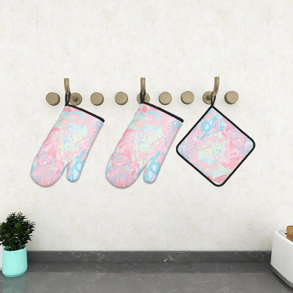Amor di Stelle® FUOCO – Designer Ofenhandschuh & Topflappen Set - Kitchen Decor Jetzt einkaufen