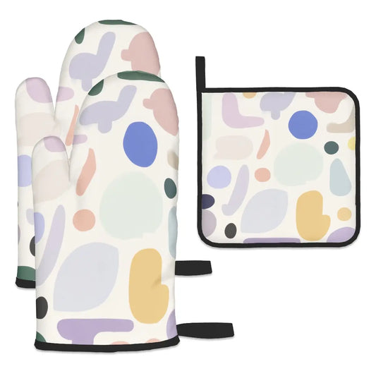Amor di Stelle® FUOCO – Designer Ofenhandschuh & Topflappen Set - Kitchen Decor Jetzt einkaufen