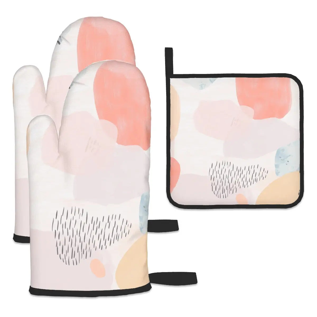 Amor di Stelle® FUOCO – Designer Ofenhandschuh & Topflappen Set - Kitchen Decor Jetzt einkaufen