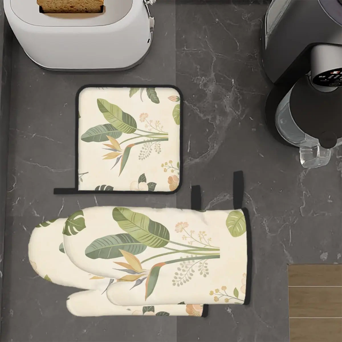 Amor di Stelle® FUOCO – Designer Ofenhandschuh & Topflappen Set - Kitchen Decor Jetzt einkaufen