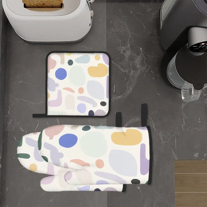 Amor di Stelle® FUOCO – Designer Ofenhandschuh & Topflappen Set - Kitchen Decor Jetzt einkaufen
