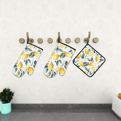 Amor di Stelle® FUOCO – Designer Ofenhandschuh & Topflappen Set - One Size - Kitchen Decor Jetzt einkaufen