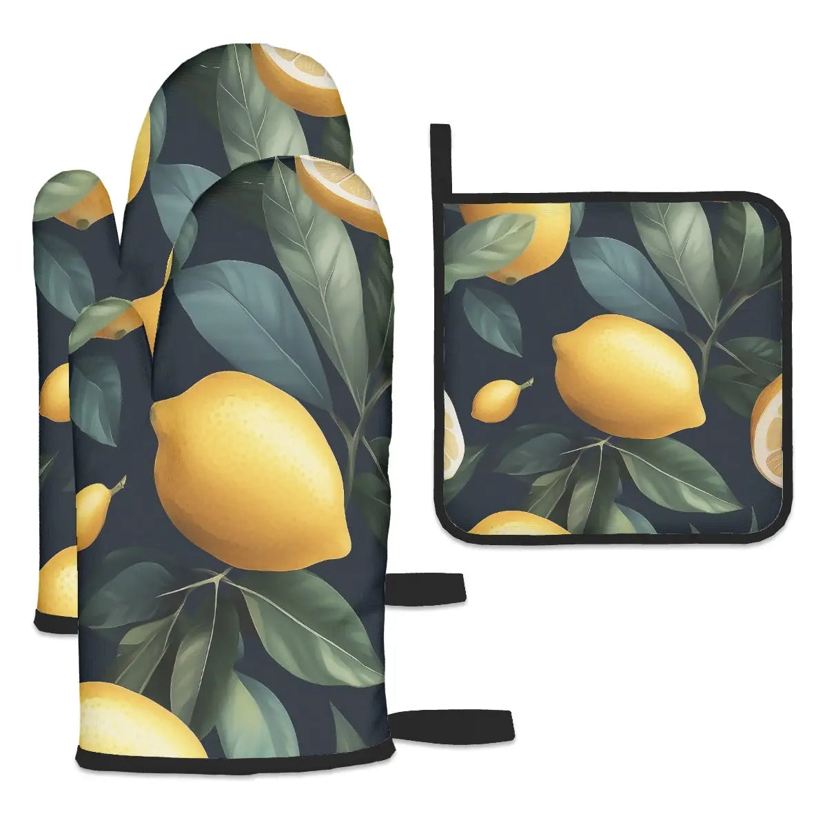 Amor di Stelle® FUOCO – Designer Ofenhandschuh & Topflappen Set - One Size - Kitchen Decor Jetzt einkaufen