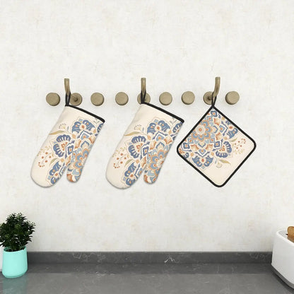 Amor di Stelle® FUOCO – Designer Ofenhandschuh & Topflappen Set - One Size - Kitchen Decor Jetzt einkaufen