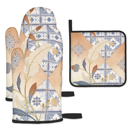 Amor di Stelle® FUOCO – Designer Ofenhandschuh & Topflappen Set - One Size - Kitchen Decor Jetzt einkaufen