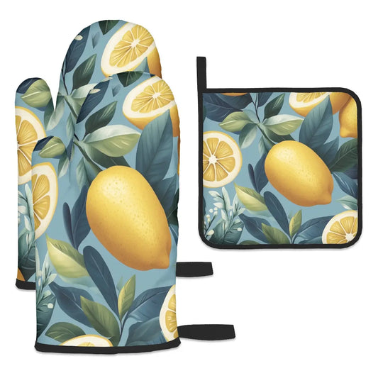 Amor di Stelle® FUOCO – Designer Ofenhandschuh & Topflappen Set - One Size - Kitchen Decor Jetzt einkaufen