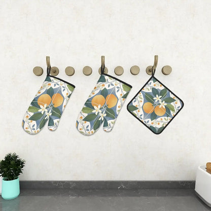 Amor di Stelle® FUOCO – Designer Ofenhandschuh & Topflappen Set - One Size - Kitchen Decor Jetzt einkaufen