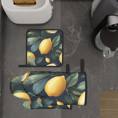 Amor di Stelle® FUOCO – Designer Ofenhandschuh & Topflappen Set - One Size - Kitchen Decor Jetzt einkaufen