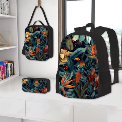 Amor di Stelle® NOVA 3-teiliges Set: Rucksack Lunchbag & Federmäppchen - Schoolbag Jetzt einkaufen
