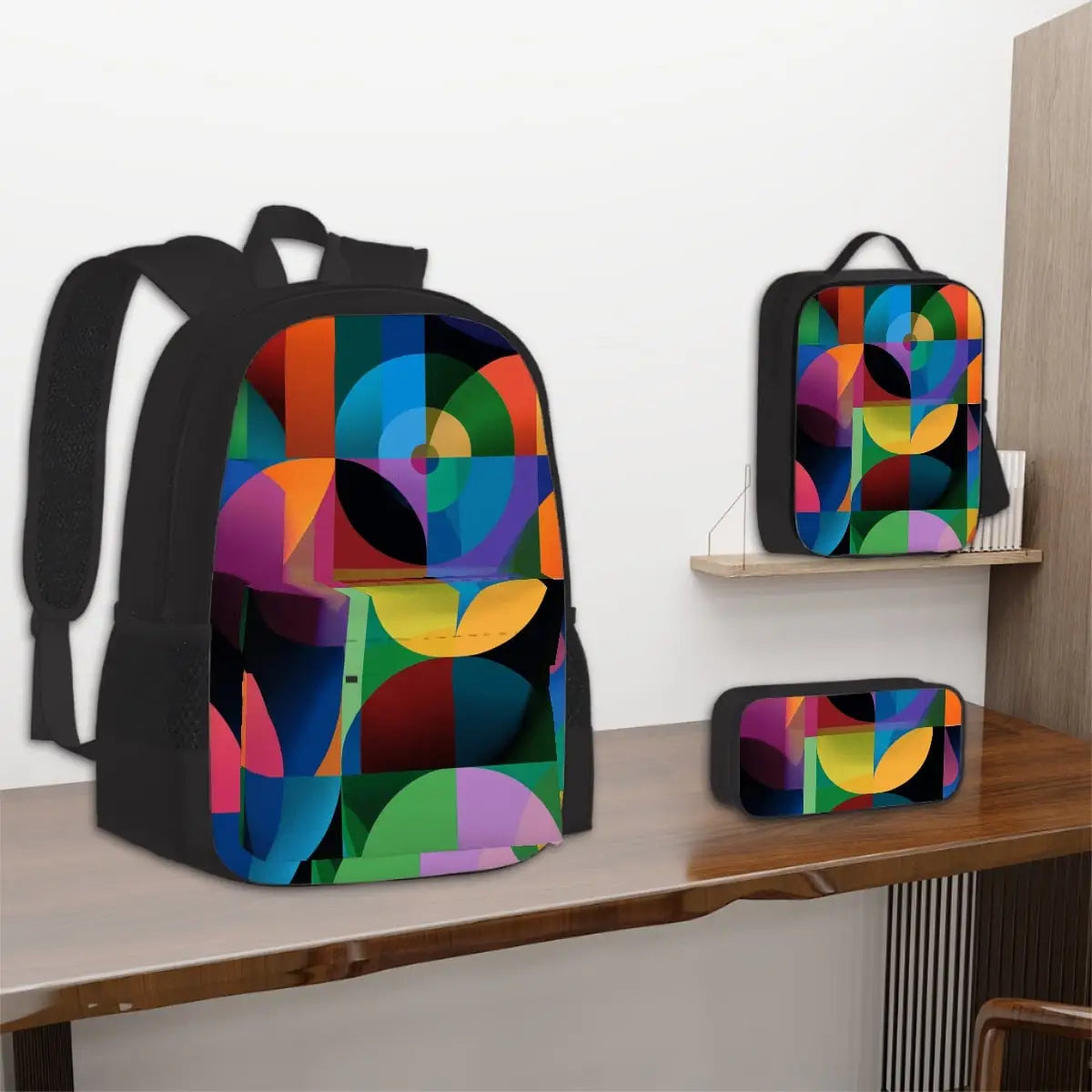 Amor di Stelle® NOVA 3-teiliges Set: Rucksack Lunchbag & Federmäppchen - Schoolbag Jetzt einkaufen