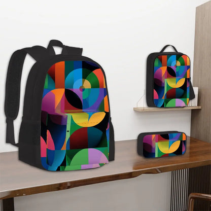 Amor di Stelle® NOVA 3-teiliges Set: Rucksack Lunchbag & Federmäppchen - Schoolbag Jetzt einkaufen