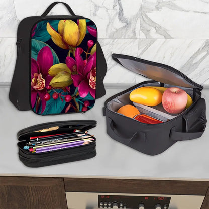 Amor di Stelle® NOVA 3-teiliges Set: Rucksack Lunchbag & Federmäppchen - Schoolbag Jetzt einkaufen