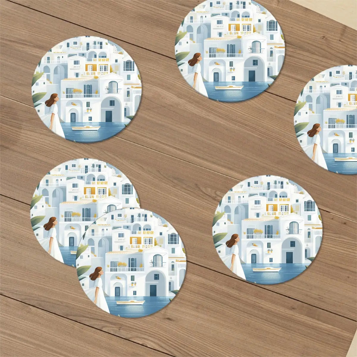Amor di Stelle® Terra 6er Set Keramik-Untersetzer mit Metallständer - Home Accessories Jetzt einkaufen