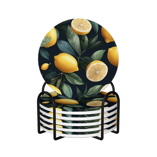 Amor di Stelle® Terra 6er Set Keramik-Untersetzer mit Metallständer - Home Accessories Jetzt einkaufen