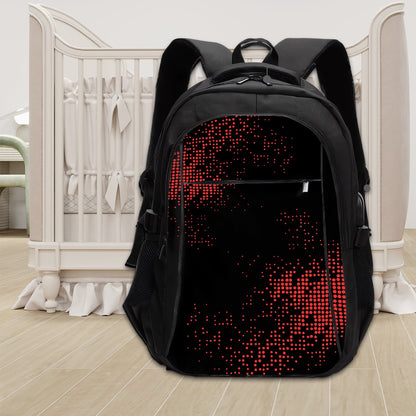 Amor di Stelle® Laptop-Rucksack mit USB-Ladeanschluss & Anti-Diebstahl-Fach