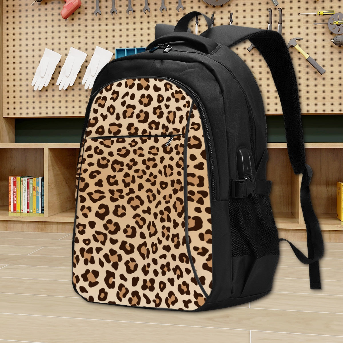 Amor di Stelle® Laptop-Rucksack mit USB-Ladeanschluss & Anti-Diebstahl-Fach