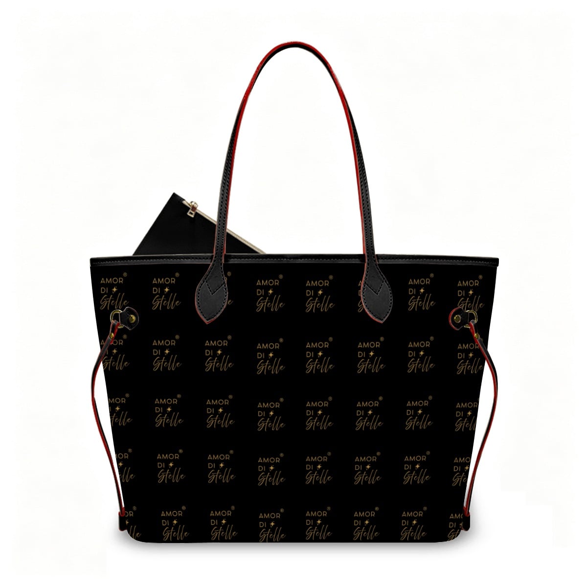 Amor di Stelle® GRANDE AMORE – Exklusive Leder Handtasche mit Pouch ⁠