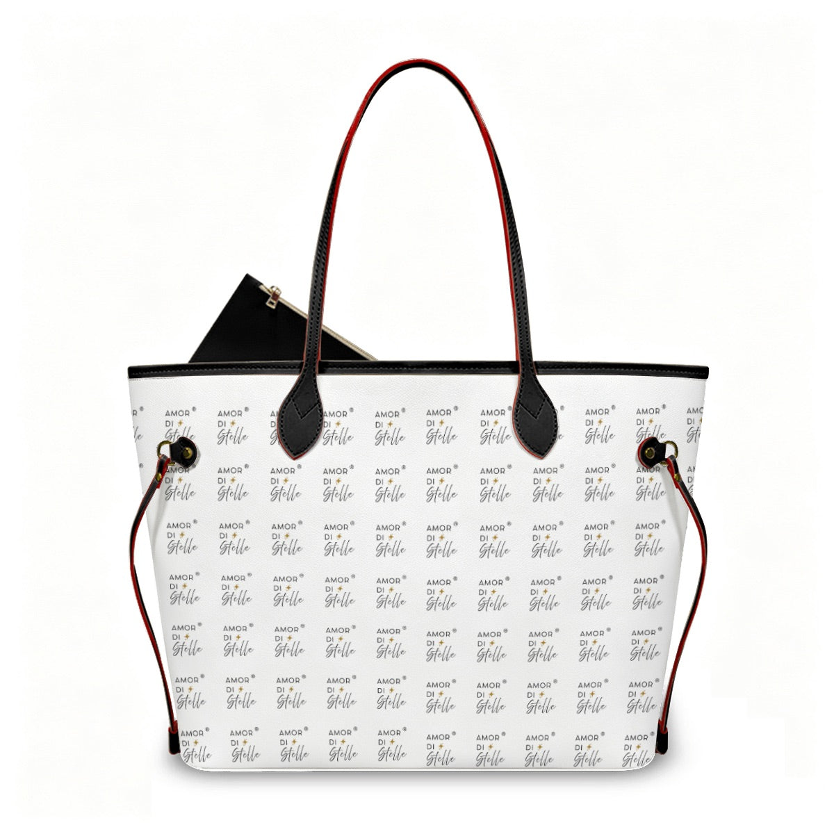 Amor di Stelle® GRANDE AMORE – Exklusive Leder Handtasche mit Pouch ⁠