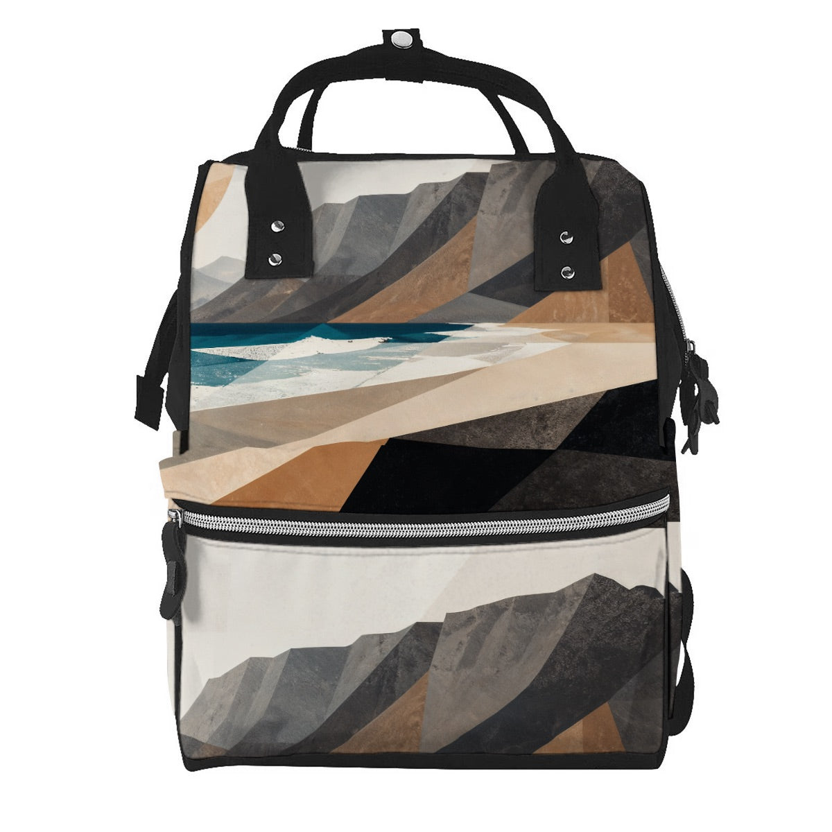 Amor di Stelle® AVENTURA – Stylischer Designer-Wickelrucksack mit Kunstmotiv