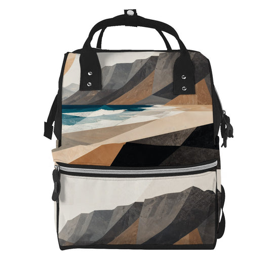 Amor di Stelle® AVENTURA – Stylischer Designer-Wickelrucksack mit Kunstmotiv